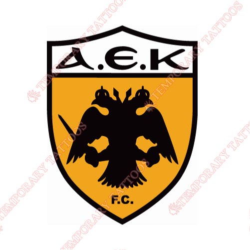 AEK Athens Customize Temporary Tattoos Stickers NO.8228